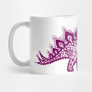 Stegosaurus Lace - Purple Mug